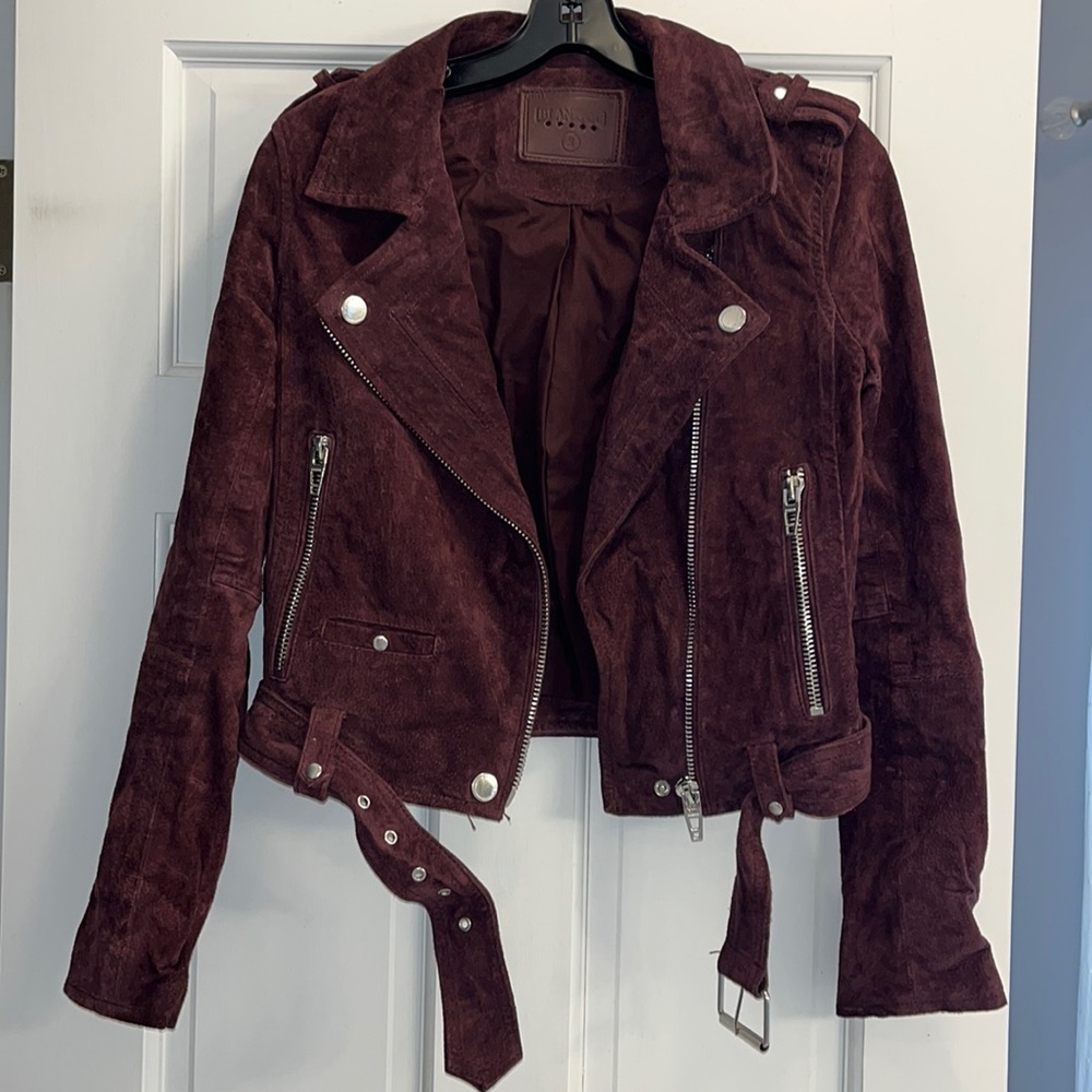 BLANKNYC Maroon Leather Jacket